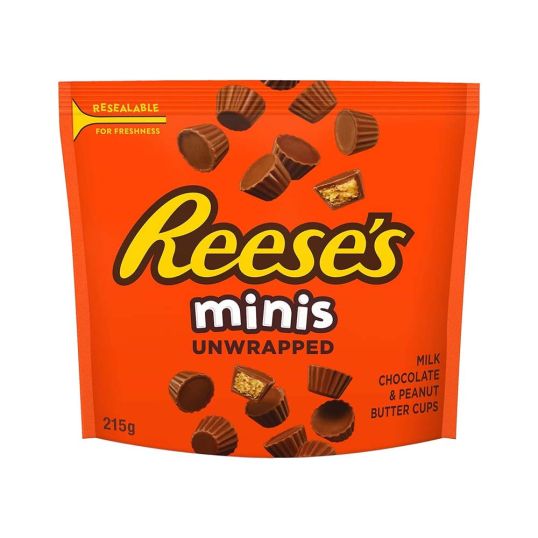 HERSHEY'S REESES MINIS PEANUT BUTTER 215 GMS @25% OFF