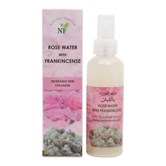 NATURAL FOREVER ROSE WATER WITH FRANKINCENSE 160 ML