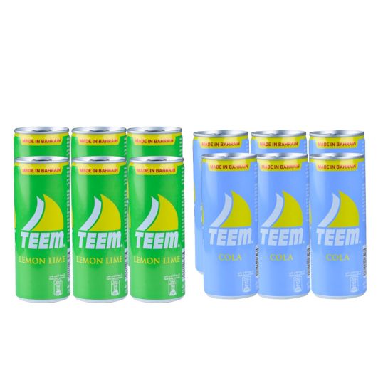 TEEM COLA ASSORTED 6X250ML