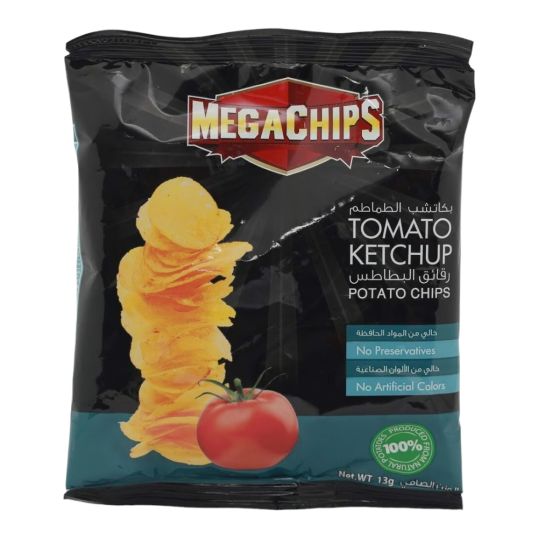 MEGACHIPS TOMATO KETCHUP POTATO CHIPS