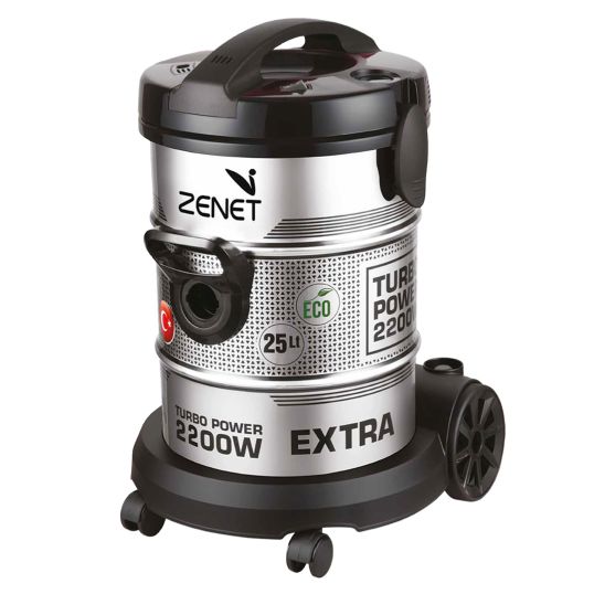 ZENET DRUM VACUUM CLEANER SILVER 2200W