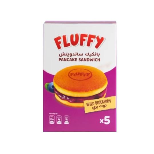 FLUFFY BLUEBERRY FILLED PANCAKE SANDWICH 5X37 GMS