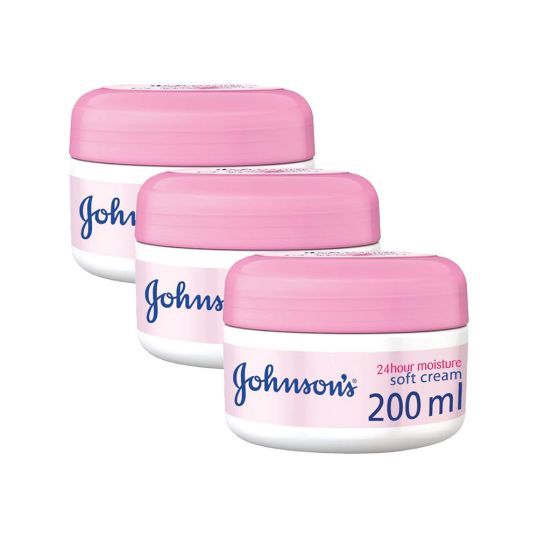 JOHNSON SOFT CREAM 200 ML 2 + 1 FREE