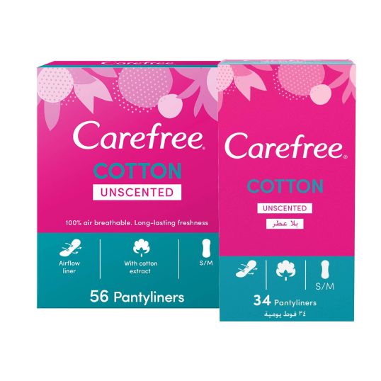 CAREFREE COTTON 56S+34S FREE