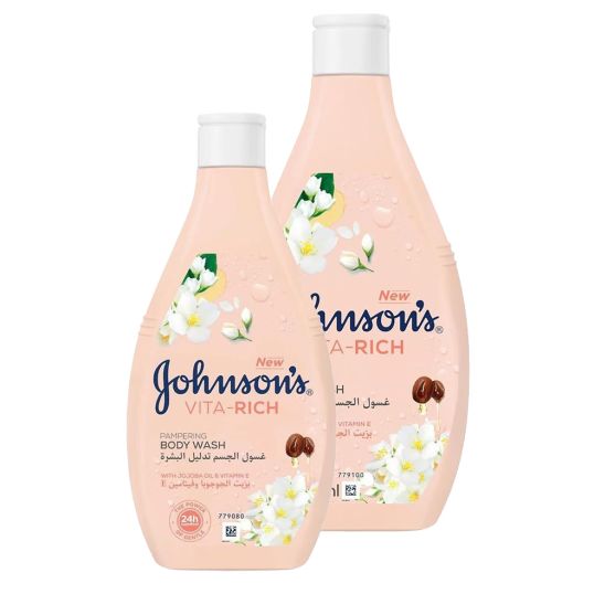 JOHNSON DAILY PAMPER BODY WASH 400ML + 250ML FREE