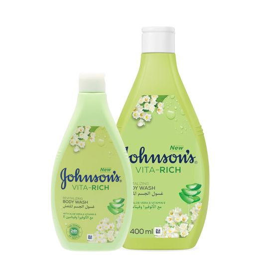 JOHNSON DAILY REVITALIZING BODY WASH 400ML + 250ML FREE