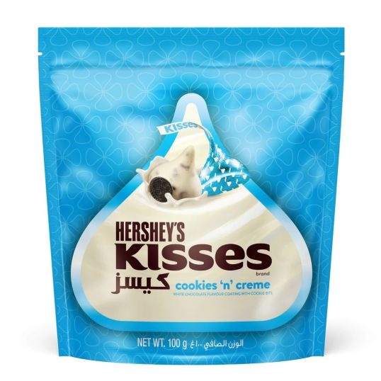 HERSHEY'S KISSES COOKIES N CREAM 100 GMS 