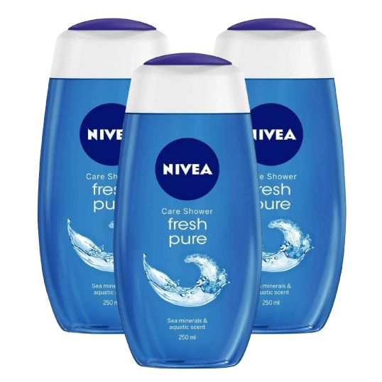 NIVEA SHOWER GEL (MALE)250ML 2+1 FREE