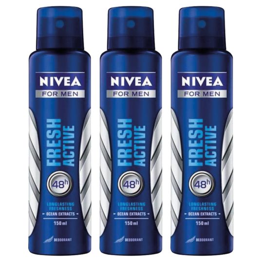 NIVEA DEO SPRAY ASSORTED (FEMALE) 150 ML 2+1 FREE