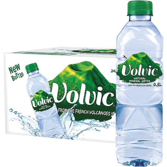 VOLVIC MINERAL WATER 500ML @ 20+4FREE