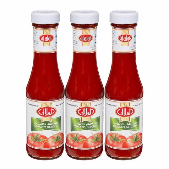 AL ALALI KETCHUP GLASS BOTTLE 3X340 GMS @SPL.PRICE