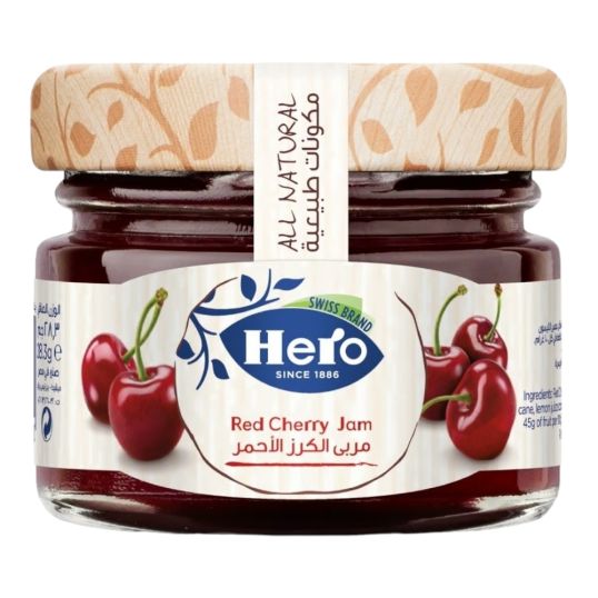 HERO RED CHERRY PORTION JAM 28.3 GMS