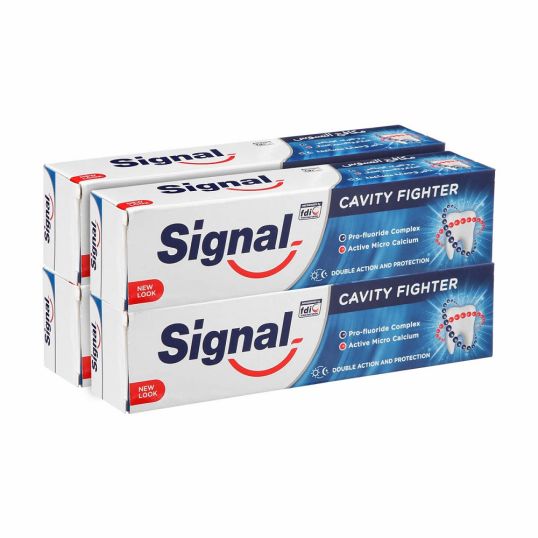 SIGNAL TOOTHPASTE CAVITY FIGHTER 4X100 ML