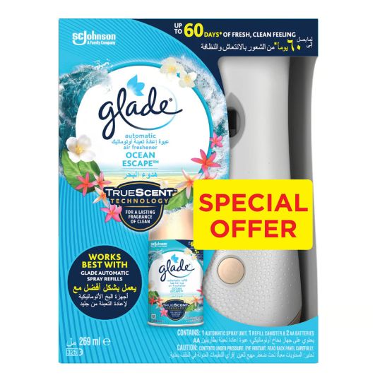 GLADE AUTO SPRAY OCEAN BASE 269 ML @SPECIAL OFFER