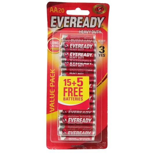 EVEREADY BATTERY AAA 15+5 FREE