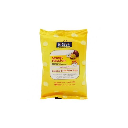 HI-GEEN PASSION NTIBACTERIAL WET WIPES 15S