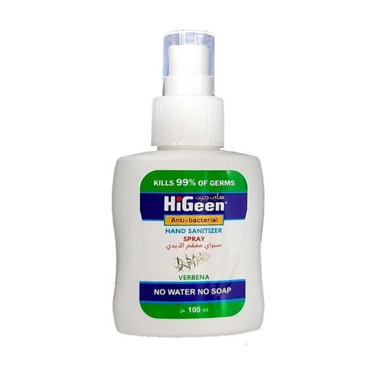 HIGEEN HAND SANITIZER SPRAY VERBENA 100 ML