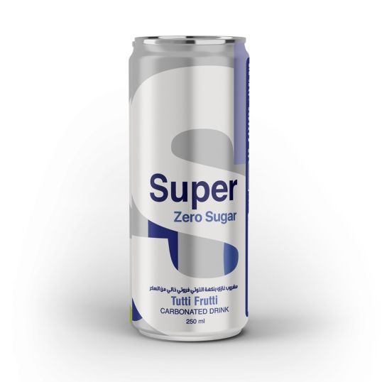 SUPER TUTTI FRUTTI SUGAR FREE CARBONATED DRINK 250 ML