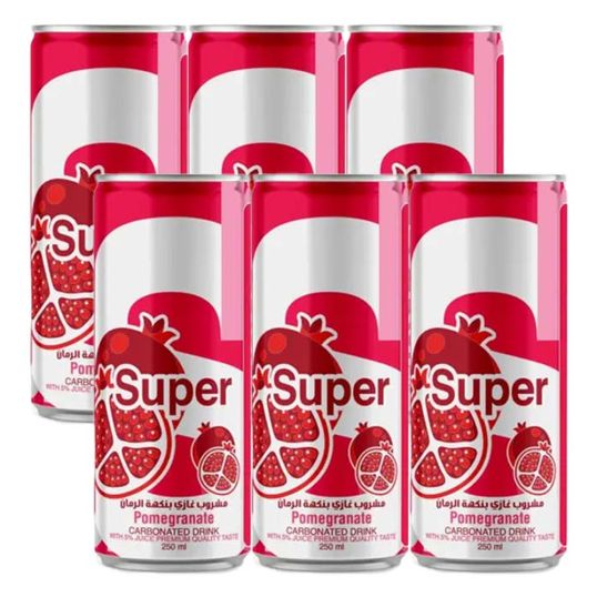 SUPER DRINK POMEGRANATE 4X250 ML