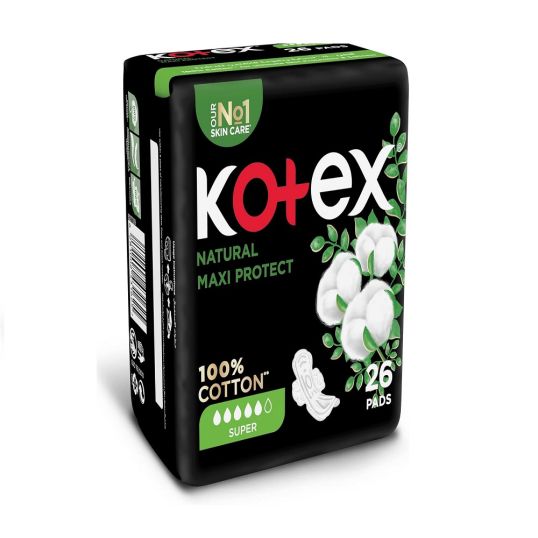 KOTEX MAXI COTTON SUPER 26'S