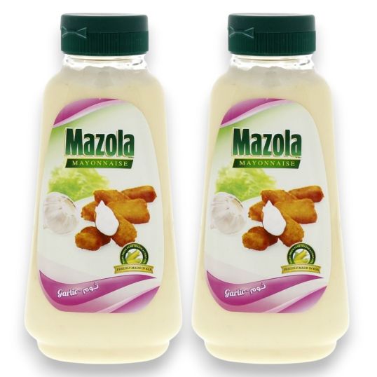 MAZOLA MAYONNAISE GARLIC 2X340 ML 15% OFF