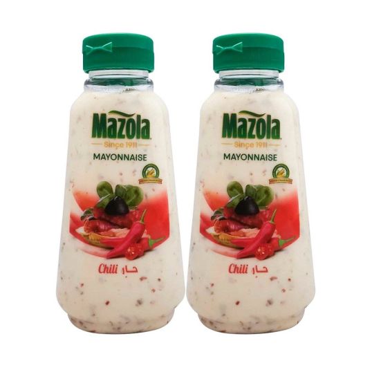 MAZOLA MAYO CHILLY SQUIZY 2X340 ML 15% OFF
