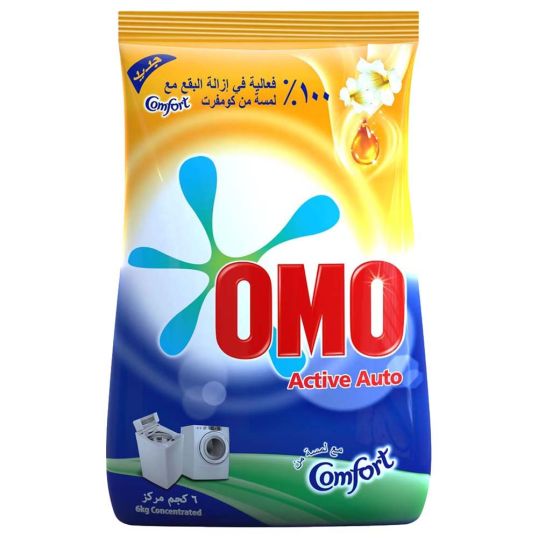 OMO ACTIVE AUTO WITH COMFORT BAG 6 KG