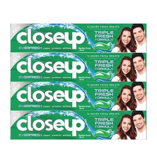 CLOSEUP TOOTH PASTE MINT FRESH 4X75 ML