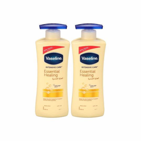 VASELINE ESSENTIAL EVEN LOTION 2X400 ML