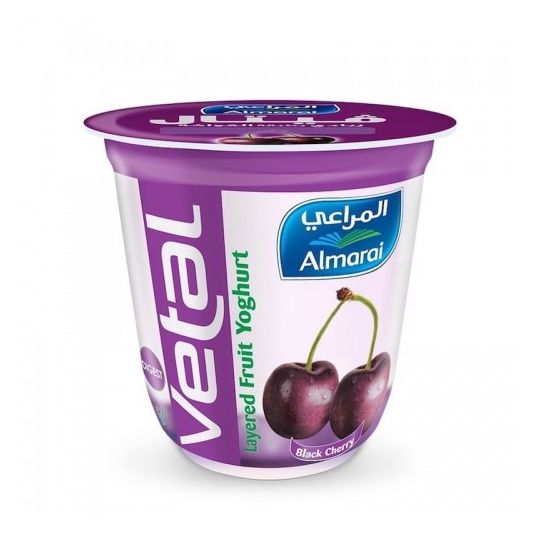 AL MARAI VETAL BLACK CHERRY LAYERED YOGHURT