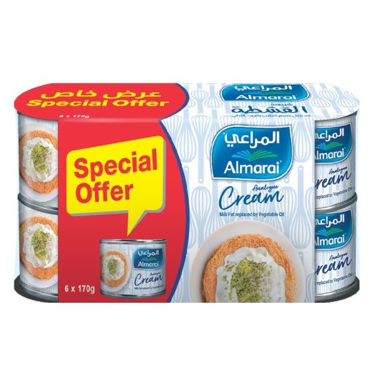 Almarai Full Fat Long Life Cream 6X170 GMS @SPECIAL OFFER