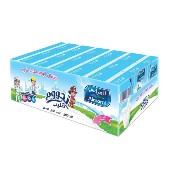 AL MARAI NIJOOM UHT MILK 18X150 ML