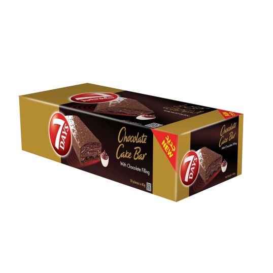 AL MARAI 7 DAYS CAKE BAR ENROBED CHOCOLATE 10X40 GMS