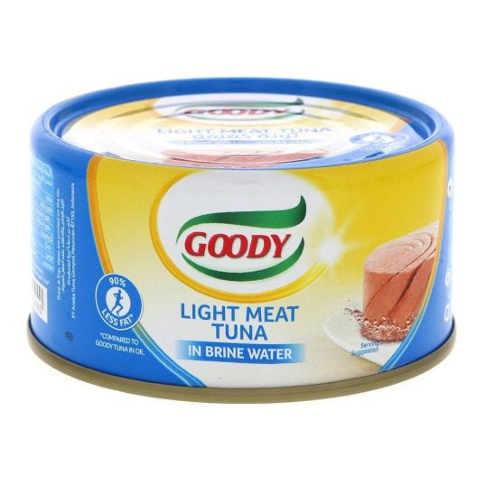 GOODY LIGHT MEAT TUNA IN BRINE WATER 185 GMS