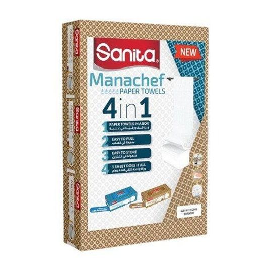 SANITA MANASHEF PAPER TOWELS 3X80'S