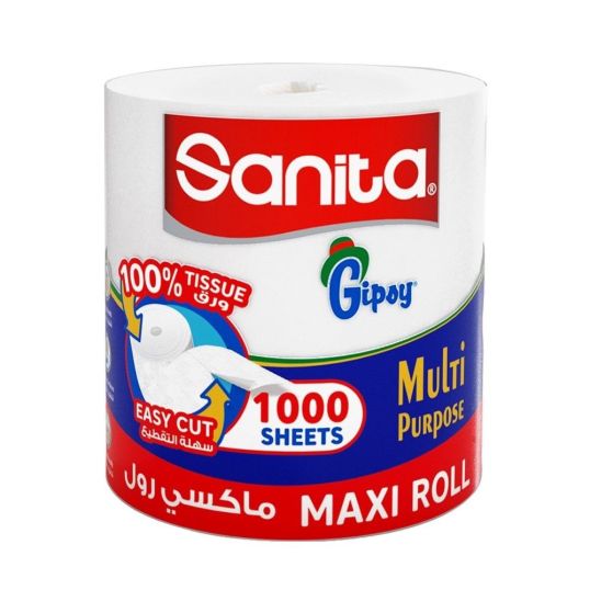 SANITA GIPSY MAXI ROLL 1000 SHEETS 1'S