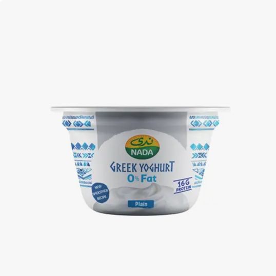 NADA GREEK YOGHURT PLAIN FAT 160 GMS