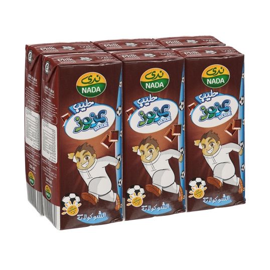 NADA DAHOOMY CHOCOLATE UHT MILK 6X185 ML