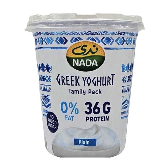 NADA 0% FAT PLAIN GREEK YOGHURT 360 GMS