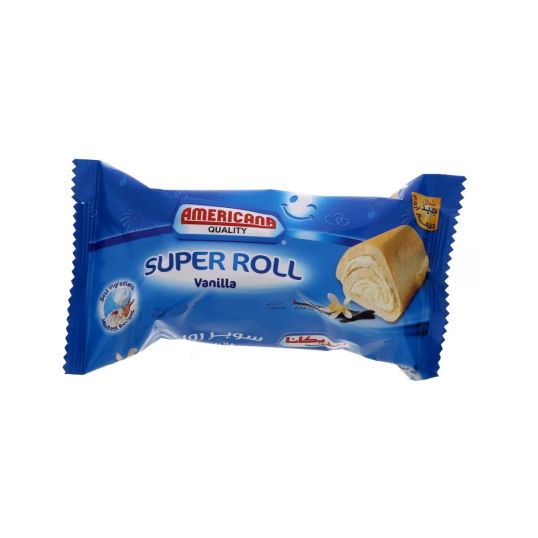 AMERICANA SUPER ROLL VANILLA 60 GMS