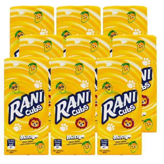 RANI CUBS MANGO FRUIT DRINK 9X185 ML