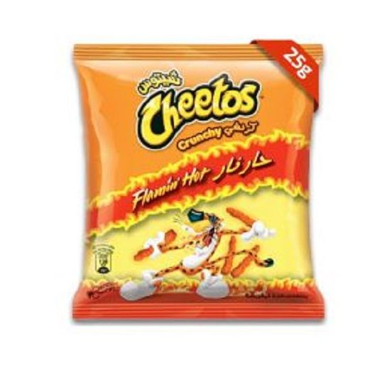 CHEETOS CRUNCHY FLAMING HOT 25 GMS