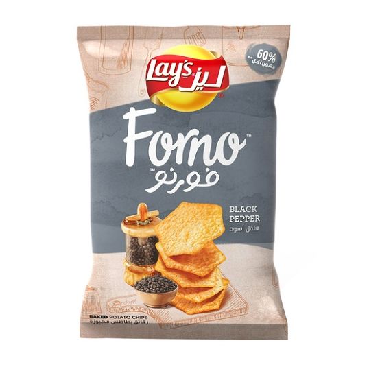 LAY`S FORNO BLACK PEPPER BAKED POTATO CHIPS 160 GMS