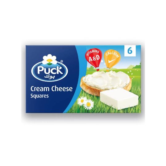 PUCK CREAM CHEESE SQUARES 6 PORTIONS 108 GMS