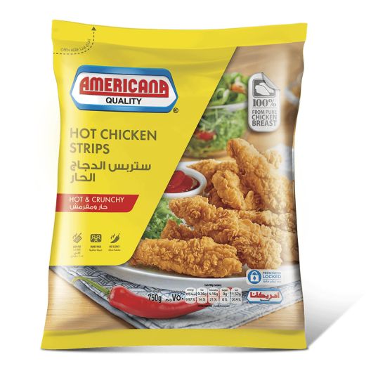 AMERICANA FROZEN CHICKEN STICKS SPICY 750 GMS