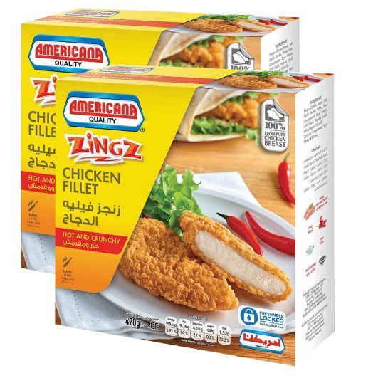 AMERICANA FP ZINGZ CHI.FILLET 2X420GM @SP.PRICE