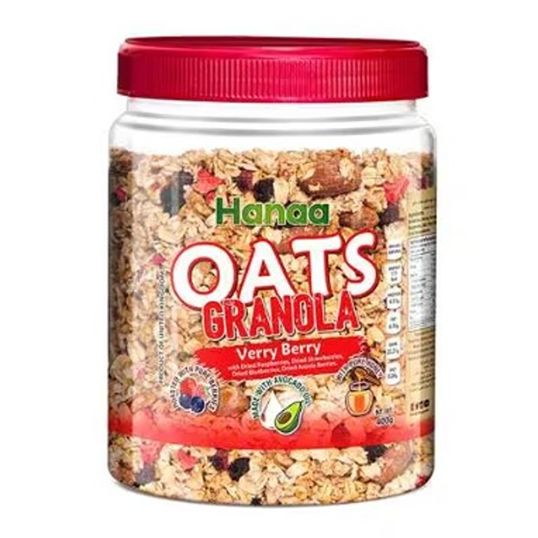 HANAA GRANOLA VERRY BERRY OATS 400 GMS