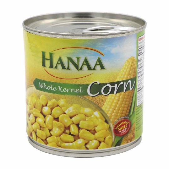 HANAA WHOLE KERNEL CORN 340 GMS