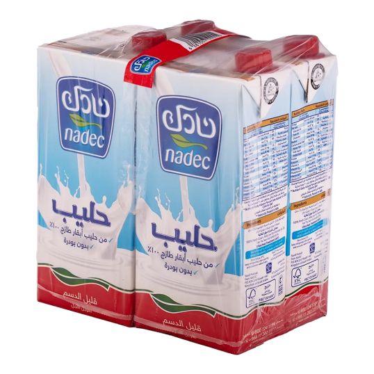 NADEC LOW FAT UHT MILK 4X1 LTR