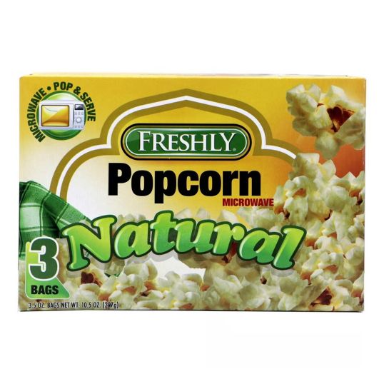 FRESHLY SWEET KETTLE MICROWAVE POPCORN 297 GMS